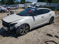 Salvage cars for sale at Hampton, VA auction: 2017 Nissan Maxima 3.5S