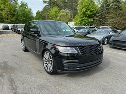 Salvage cars for sale at North Billerica, MA auction: 2018 Land Rover Range Rover Autobiography