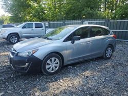 Salvage cars for sale at Candia, NH auction: 2016 Subaru Impreza