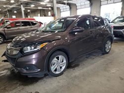 Salvage cars for sale at auction: 2019 Honda HR-V EXL