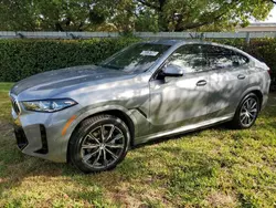 Salvage cars for sale from Copart Miami, FL: 2024 BMW X6 XDRIVE40I