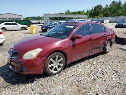 Salvage cars for sale from Copart Memphis, TN: 2008 Nissan Maxima SE