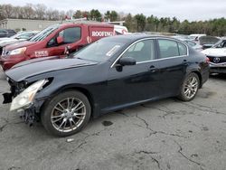 Salvage cars for sale at Exeter, RI auction: 2008 Infiniti G35