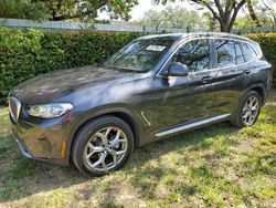 Salvage cars for sale at Miami, FL auction: 2024 BMW X3 XDRIVE30I
