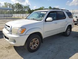 Salvage cars for sale at Spartanburg, SC auction: 2006 Toyota Sequoia Limited