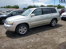 Salvage cars for sale from Copart Columbus, OH: 2006 Toyota Highlander Hybrid