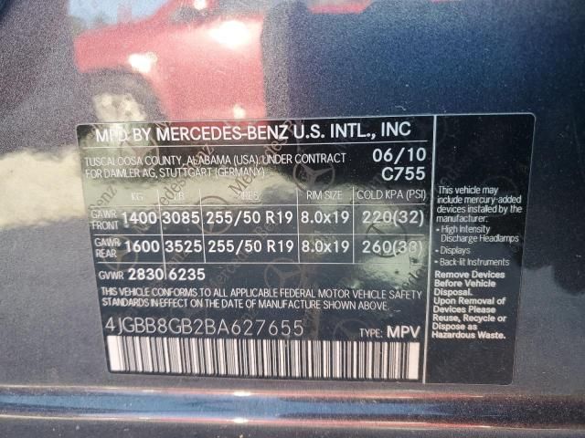 2011 Mercedes-Benz ML 350 4matic