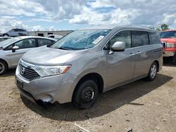 Salvage cars for sale at Elgin, IL auction: 2013 Nissan Quest S