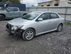 Salvage cars for sale from Copart Albany, NY: 2010 Toyota Corolla Base