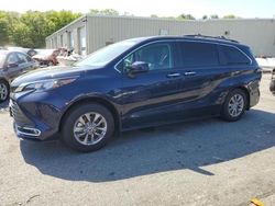 Salvage cars for sale at Exeter, RI auction: 2024 Toyota Sienna XLE