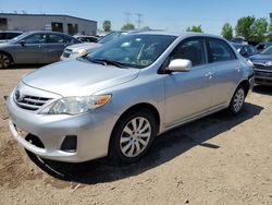 Salvage cars for sale from Copart Elgin, IL: 2013 Toyota Corolla Base