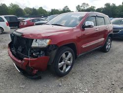 Salvage cars for sale at Madisonville, TN auction: 2011 Jeep Grand Cherokee Overland