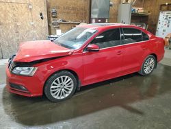 Salvage cars for sale from Copart Ebensburg, PA: 2015 Volkswagen Jetta SE