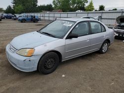 Honda Civic lx salvage cars for sale: 2002 Honda Civic LX