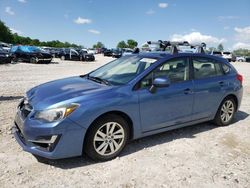 Salvage cars for sale at West Warren, MA auction: 2015 Subaru Impreza Premium