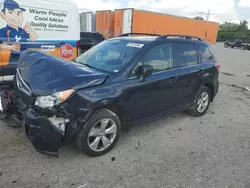 Salvage cars for sale at Bridgeton, MO auction: 2016 Subaru Forester 2.5I Limited