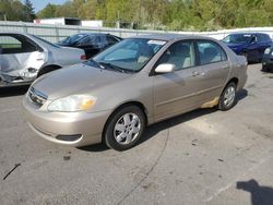 Salvage cars for sale at Assonet, MA auction: 2006 Toyota Corolla CE