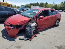 Salvage cars for sale from Copart Exeter, RI: 2020 Toyota Corolla XLE