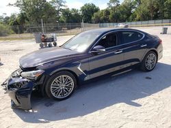 Salvage cars for sale from Copart Fort Pierce, FL: 2021 Genesis G70 Elite