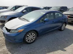 Honda Civic ex salvage cars for sale: 2012 Honda Civic EX