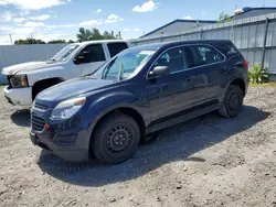 Salvage cars for sale at Albany, NY auction: 2016 Chevrolet Equinox LS