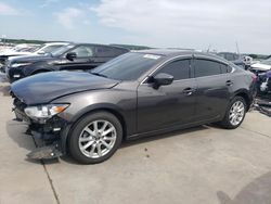 Salvage cars for sale at Grand Prairie, TX auction: 2017 Mazda 6 Sport