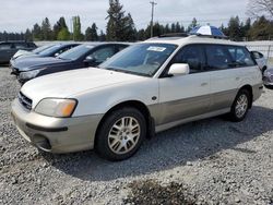 Salvage cars for sale from Copart Graham, WA: 2001 Subaru Legacy Outback H6 3.0 LL Bean