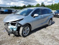 Salvage cars for sale at Memphis, TN auction: 2021 Toyota Sienna Limited