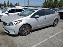 Salvage cars for sale from Copart Rancho Cucamonga, CA: 2018 KIA Forte LX