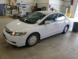 Salvage cars for sale from Copart Mcfarland, WI: 2010 Honda Civic Hybrid