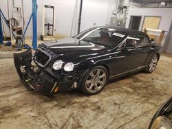Salvage cars for sale at Wheeling, IL auction: 2007 Bentley Continental GTC