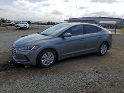 2018 Hyundai Elantra SE en venta en San Diego, CA