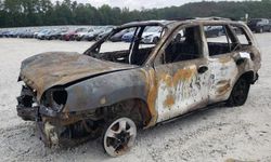 Salvage cars for sale at Ellenwood, GA auction: 2003 Hyundai Santa FE GLS
