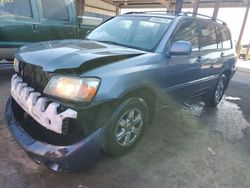 Salvage cars for sale at auction: 2004 Toyota Highlander Base