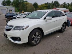 Salvage cars for sale at Mendon, MA auction: 2017 Acura RDX Advance
