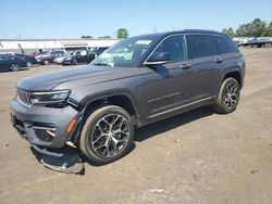 Jeep salvage cars for sale: 2022 Jeep Grand Cherokee Summit