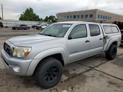 Salvage cars for sale from Copart Littleton, CO: 2005 Toyota Tacoma Double Cab Long BED