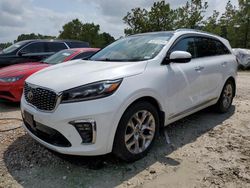 Salvage cars for sale at Houston, TX auction: 2019 KIA Sorento SX