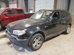 Salvage cars for sale from Copart West Mifflin, PA: 2005 BMW X3 3.0I