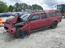 Salvage trucks for sale at Loganville, GA auction: 2003 Nissan Frontier Crew Cab XE