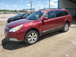Salvage cars for sale from Copart Colorado Springs, CO: 2011 Subaru Outback 2.5I Premium