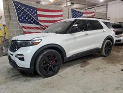 Salvage cars for sale at Columbia, MO auction: 2021 Ford Explorer ST