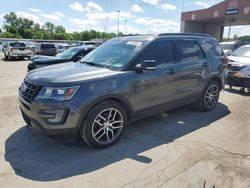 Ford Explorer Sport salvage cars for sale: 2017 Ford Explorer Sport