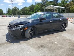 Salvage cars for sale at Savannah, GA auction: 2017 Honda Civic Touring