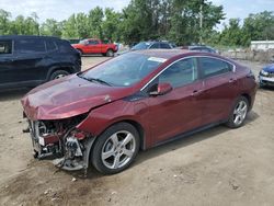 Salvage cars for sale from Copart Baltimore, MD: 2016 Chevrolet Volt LT