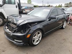 Salvage cars for sale at New Britain, CT auction: 2011 Mercedes-Benz C300