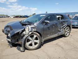 Salvage cars for sale at Woodhaven, MI auction: 2013 Toyota Venza LE