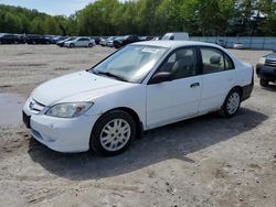 Salvage cars for sale at North Billerica, MA auction: 2004 Honda Civic LX