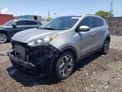 Salvage cars for sale from Copart Homestead, FL: 2020 KIA Sportage EX