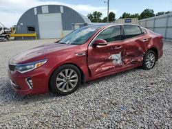 Salvage cars for sale at Wichita, KS auction: 2018 KIA Optima LX